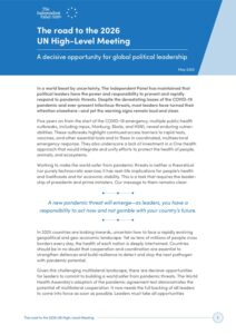 Download The road to the 2026 UN High-Level Meeting: A decisive opportunity for global political leadership